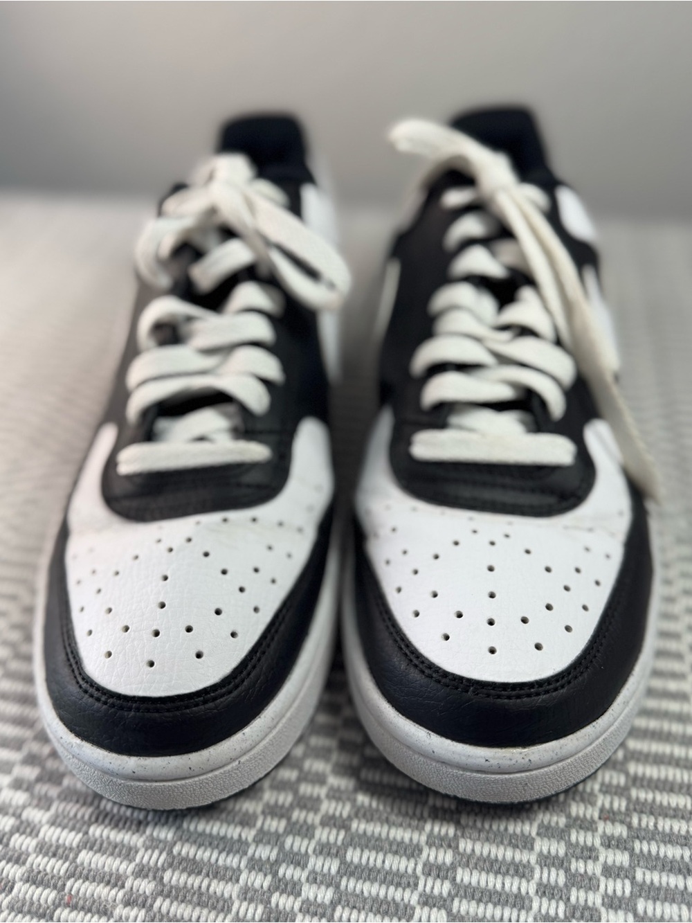 Nike black & white Court Vision Low Men's Sneakers size 8 (women 9.5) - Picture 14 of 15